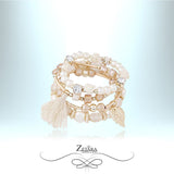 Eleanor  Fashion Vintage Women Crystal Bracelet - White 2023
