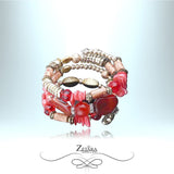 Scarlet Women Fashion Vintage Crystal Bracelet - Cherry Quartz 2023