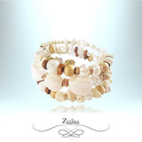Jasmine Vintage Beaded Bracelet - Frabjous Marble 2023