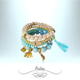 Victoria Vintage Charm Bracelet - Blue 2023