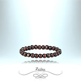 Zetara MEN - Tibetan Prayer Round Bead Men Bracelet - Dark Brown 2023