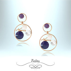 Moroccan Crystal Earrings - Amethyst - Birthstone for February 2023