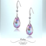 Czech Crystal - Windsor Violet Raindrop Deluxe Earrings 2023
