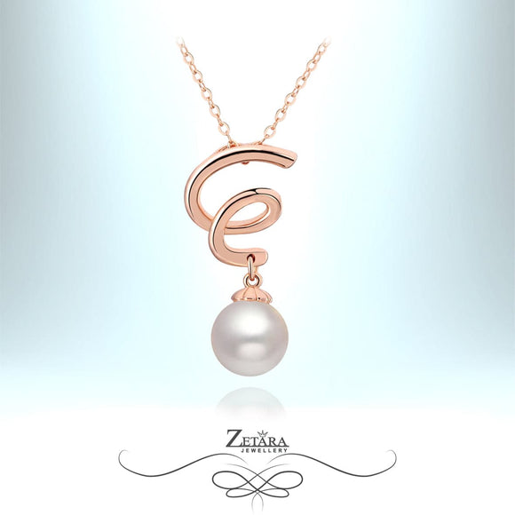 Freshwater Pearl Spiral Necklace - Birthstone for June 2023