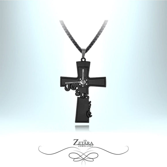 Zetara MAN - Jesus Time Cross Neck Chain 2023