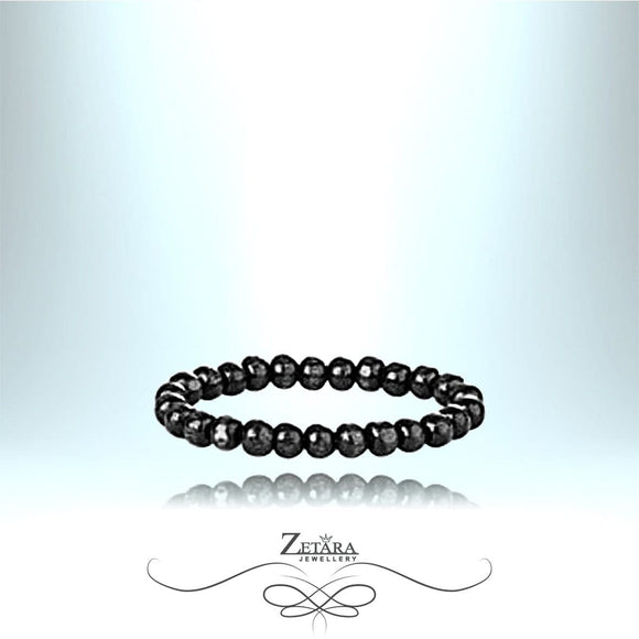 Zetara MEN - Tibetan Prayer Round Bead Men Bracelet - Black 2023