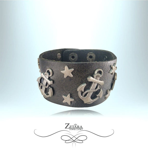 Zetara MEN - Protective Amulet Viking Leather Bracelet-MB0043 2023