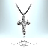 Zetara MAN - Pagan Spring Cross Men Necklace - Stainless Steel 2022