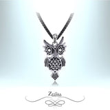 Zetara MAN - Owl of Wisdom Necklace - Stainless Steel