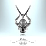 Zetara MAN - Monster Bull Biker Skull Men Necklace - Stainless Steel 2022