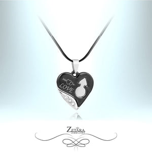 Love Heart Crystal Necklace