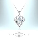 Lolita Clear Necklace - Clear Diamond - Birthstone for April 2023
