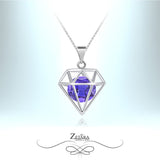 Lolita Crystal Necklace - Amethyst - Birthstone for February 2023