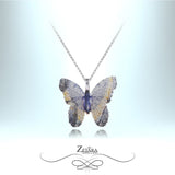 Lucky Butterfly Necklace - Sky Blue 2023