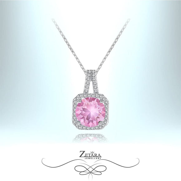 Forever Yours -  Light Tourmaline Necklace - Birthstone for October 2023