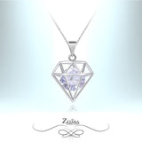 Lolita Crystal Necklace - Light Amethyst - Birthstone for February 2023