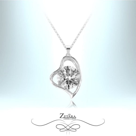 Love Connection - Crystal Heart Necklace 2023