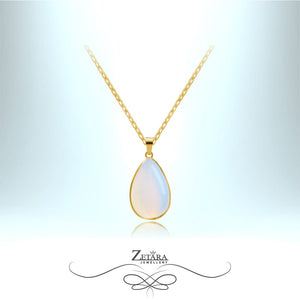 Natural Moonstone Necklace - Birthstone for June 2023