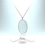 Natural Moonstone Drop Necklace - Birthstone for June 2023