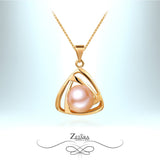 Rose Gold Pearl Necklace Birthstone for June 2023