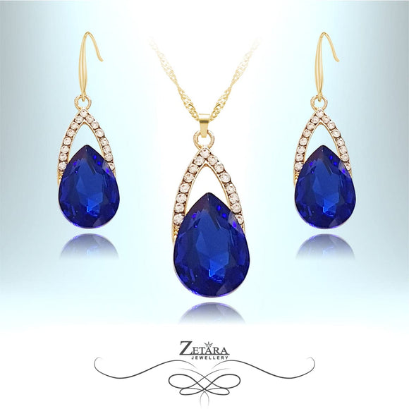 Jewel of the Nile Crystal Set - Sapphire - Birthstone for September 2023