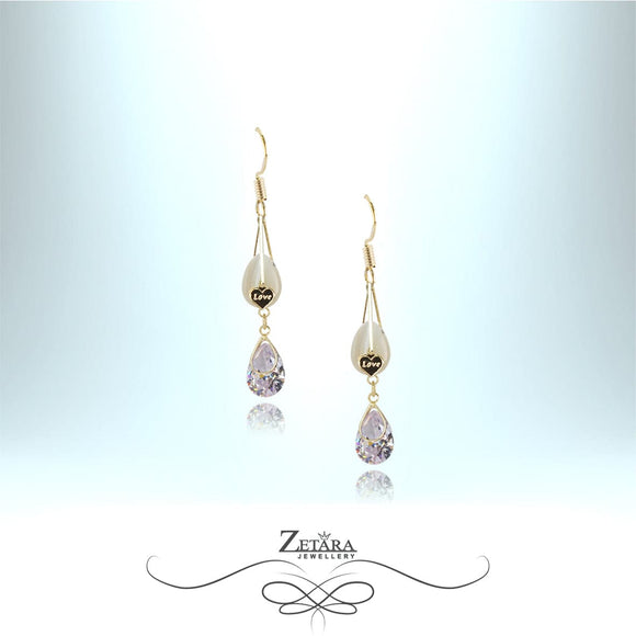 925 Sterling Silver with Gold Earrings - Alexandrina Earrings 2023