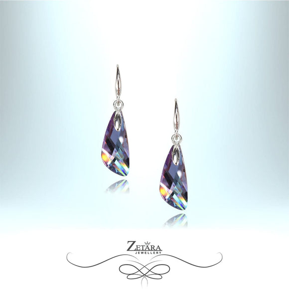 925 Sterling Silver Earrings  - Light Violet Multicolor 2023