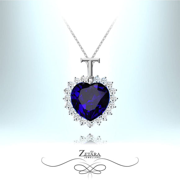 The Real Heart of The Ocean Titanic Sapphire Necklace - Birthstone for September 2023