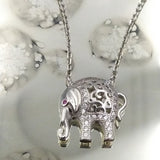 925 Sterling Silver Necklace Lucky Elephant - Limited Addition